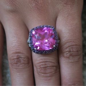 Swarovski Pink Crystal Ring
